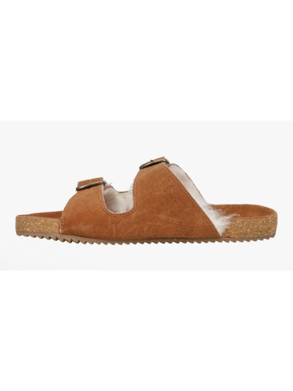 NWB Coconuts Matisse Victory Buckle Sandal Brown Suede Size 11 - Picture 2 of 4